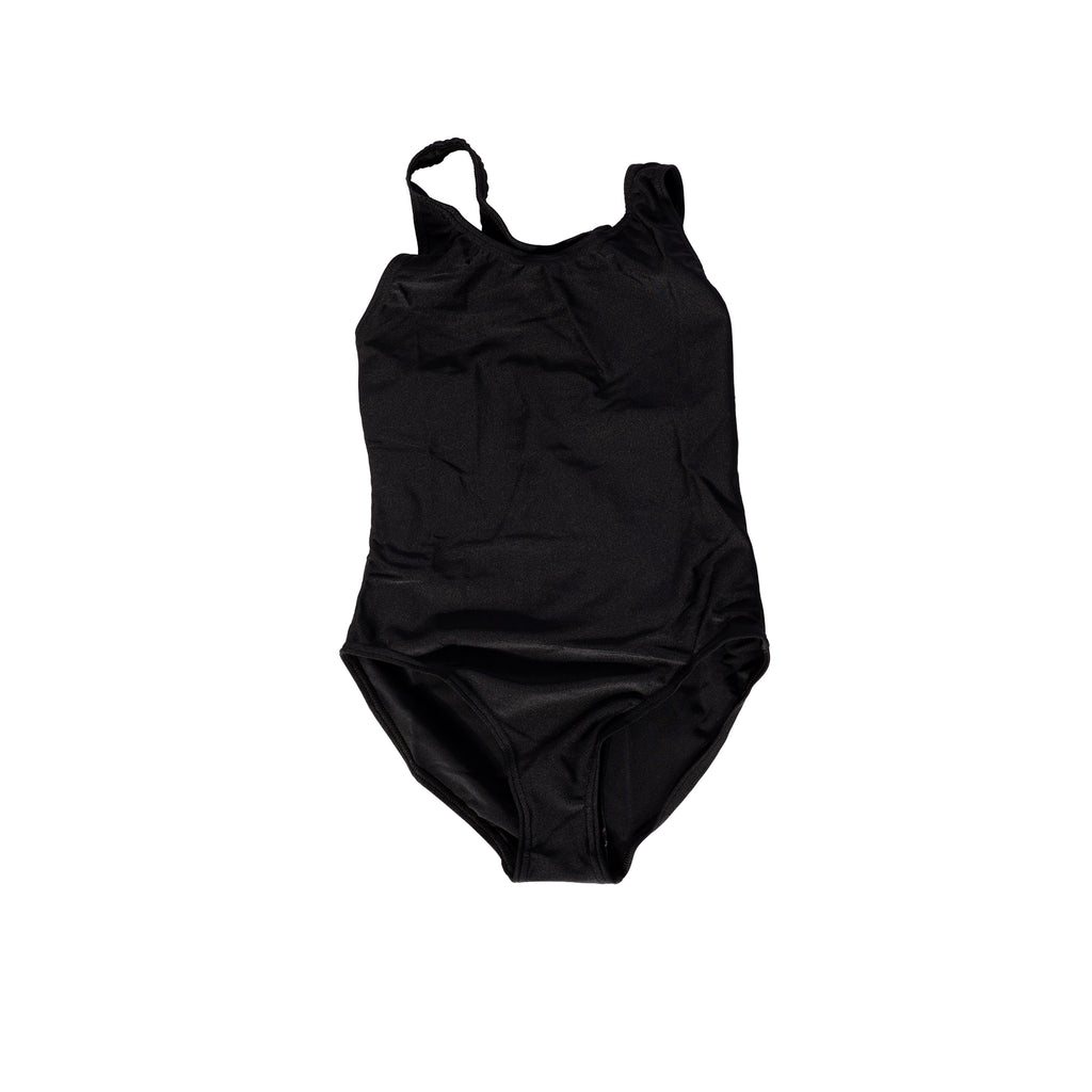 Haberdashers' Girls' Junior School Swimsuit Plain Black