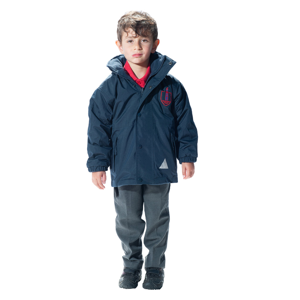 Faraday Prep School Result Kids Storm Stuff Reversible Jacket