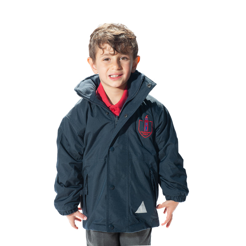 Faraday Prep School Result Kids Storm Stuff Reversible Jacket