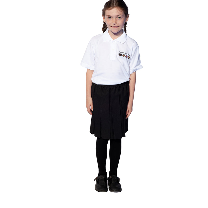 Bowes Primary School White Polo Shirt