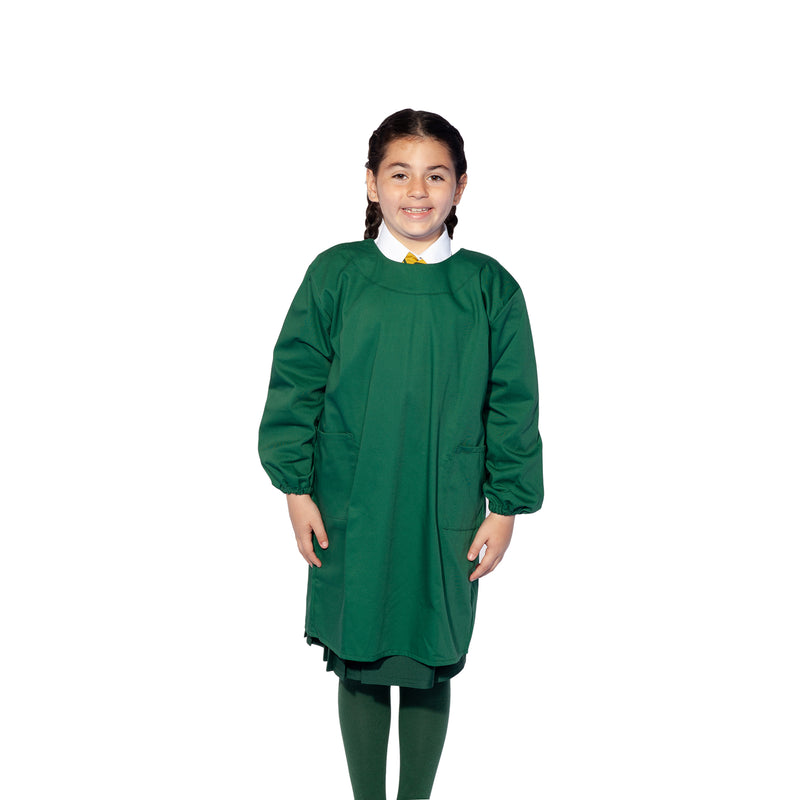 Bottle Green Paint Smock