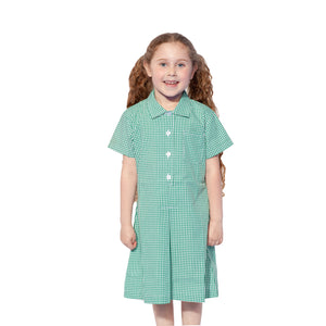 Green Check Summer Dress