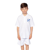 Clifton Lodge White Polo Shirt