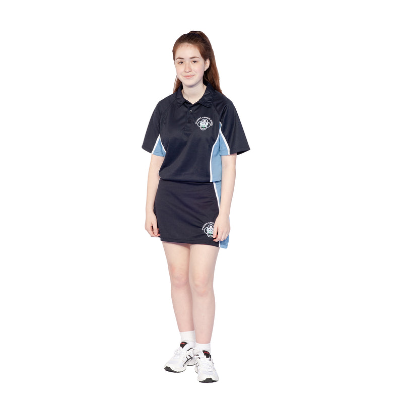 St Mary's Catholic School Navy/Sky/White Skort Year 8 +