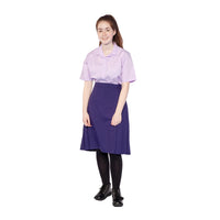 Dark Lilac Short Sleeve Twin Pack Blouse