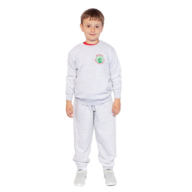 Whitchurch Primary Grey PE Jog Bottoms