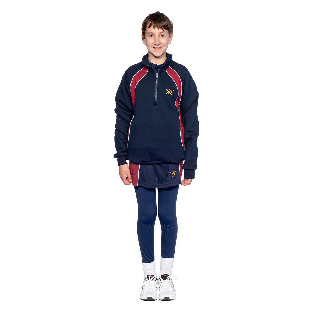 St Paul's Cathedral School 1/4 Zip Clubhouse Hoodie