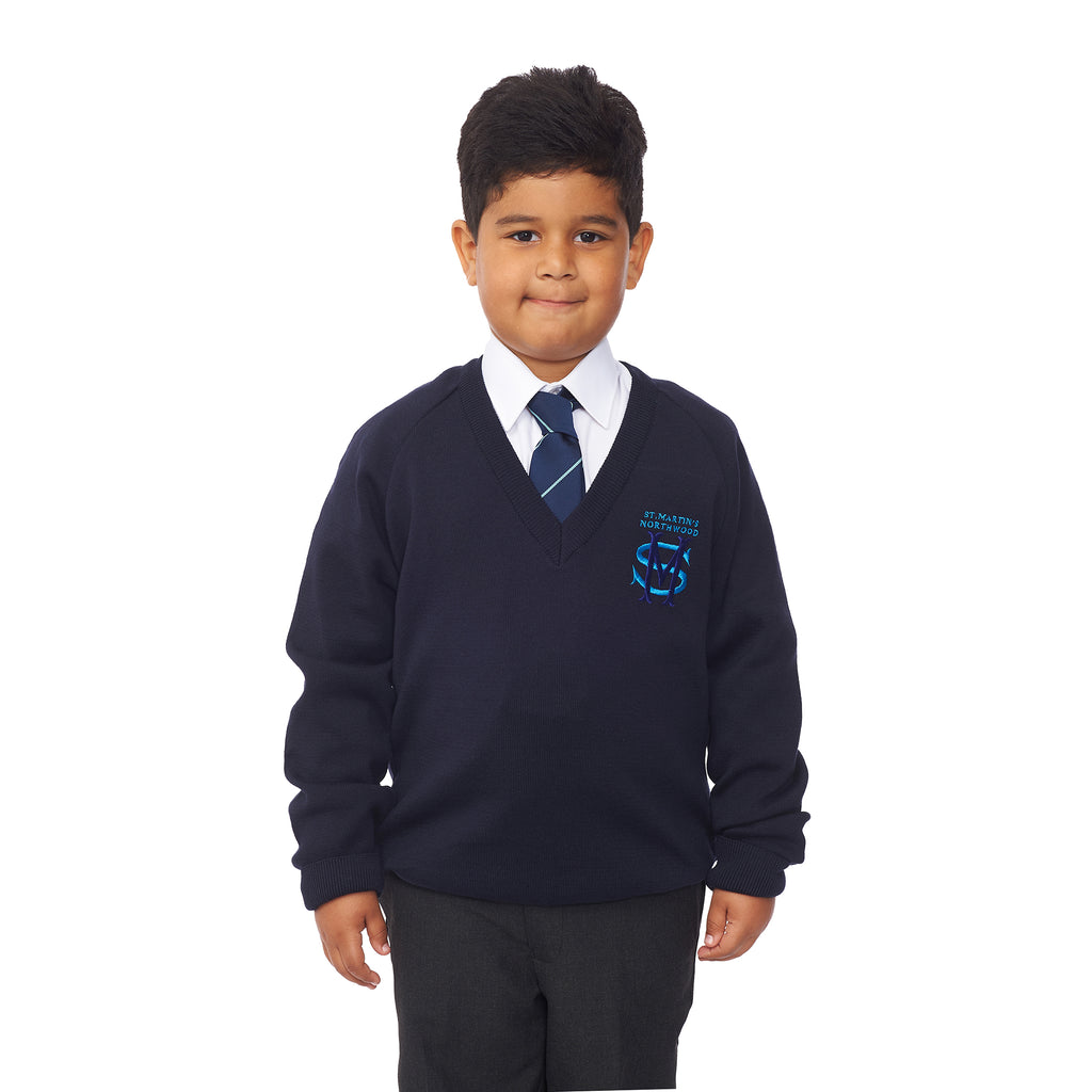 St Martin's School Northwood V-neck jumper