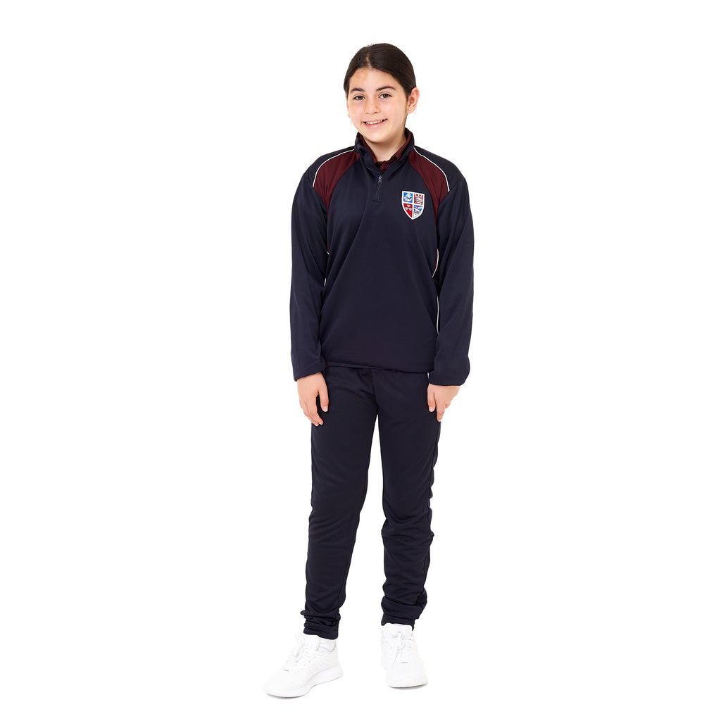 Mill Hill County High School 1/4 Zip Tracksuit Top