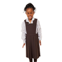 Brown Bib front Pinafore