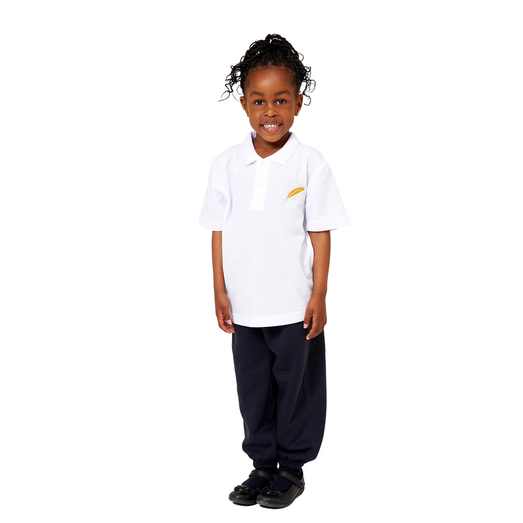 Ark John Keats White Polo Shirt