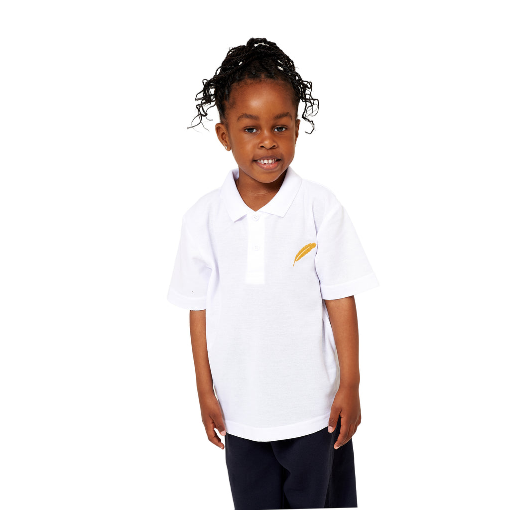 Ark John Keats White Polo Shirt