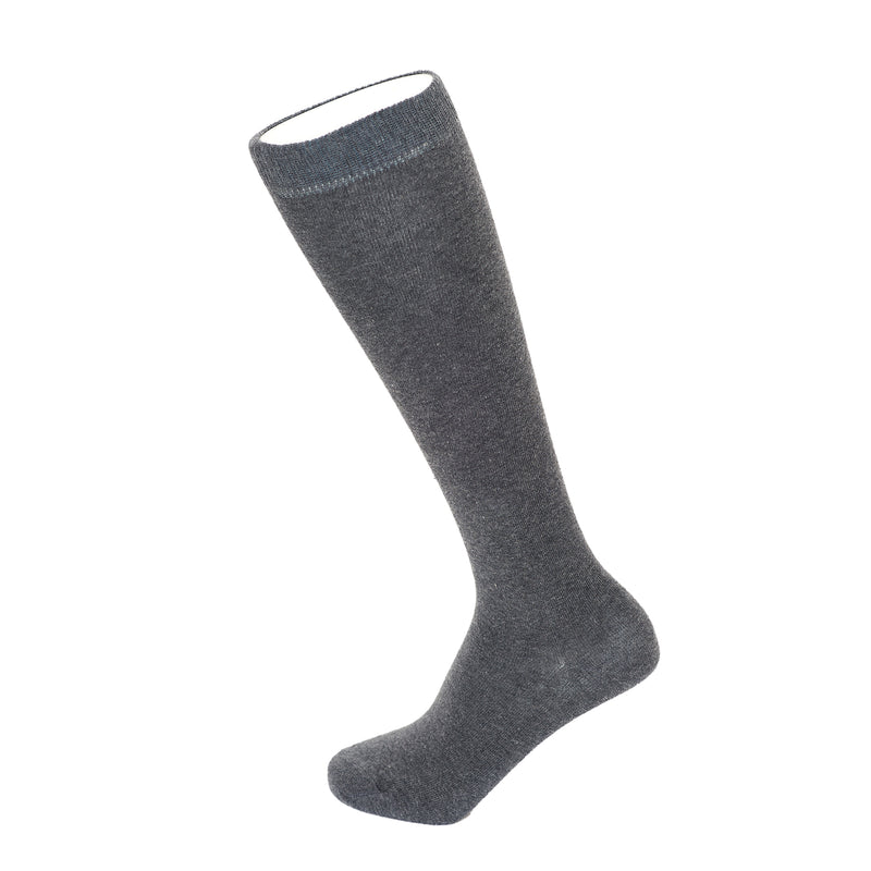 Grey Triple Pack Knee Length Socks