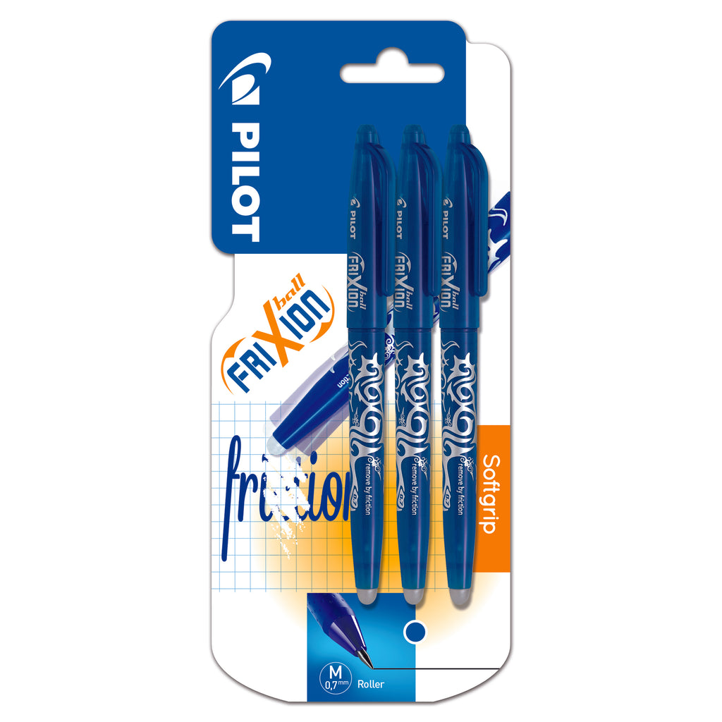 Pilot Frixion Ball Pen - Set2Go - 3 pens - Blue x 3