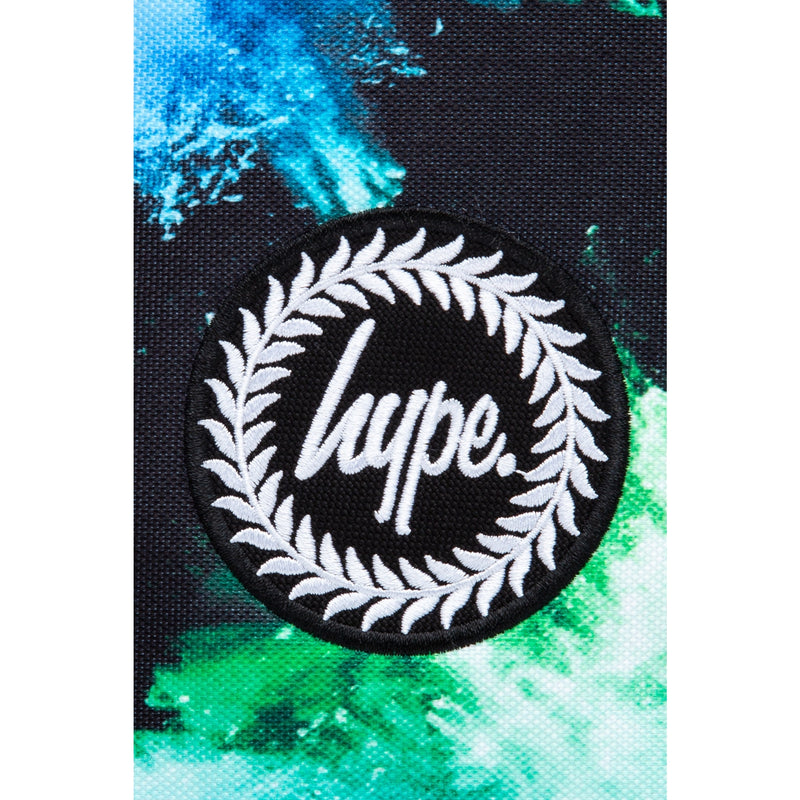 Hype Blue & Green Chalk Dust Lunch Bag