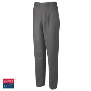 Grey Pleated Trousers DL948