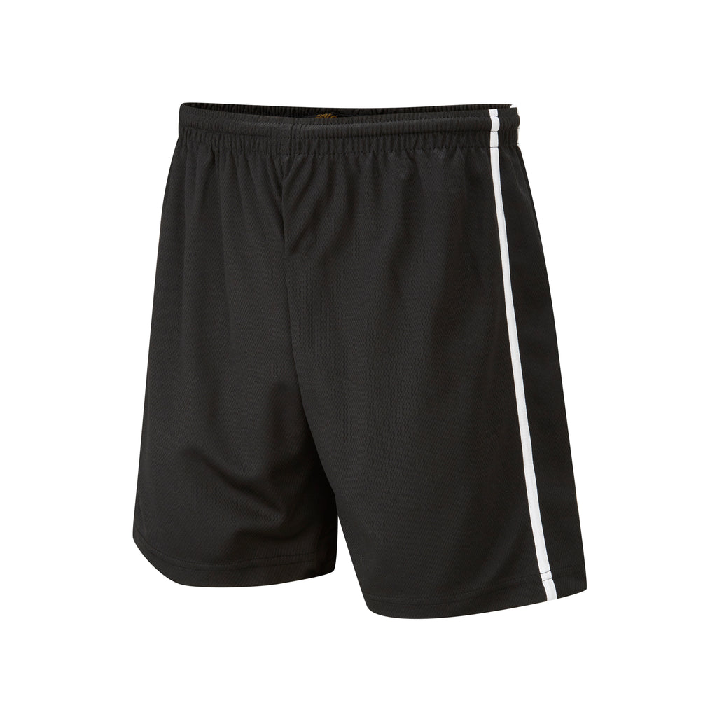 Black/White Panelled Shorts