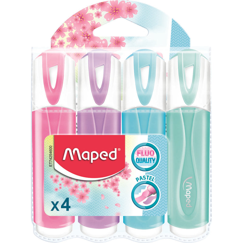 Maped Pastel Highlighters 4 Pack