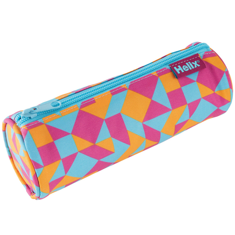 Geo Cylindrical Pencil Case