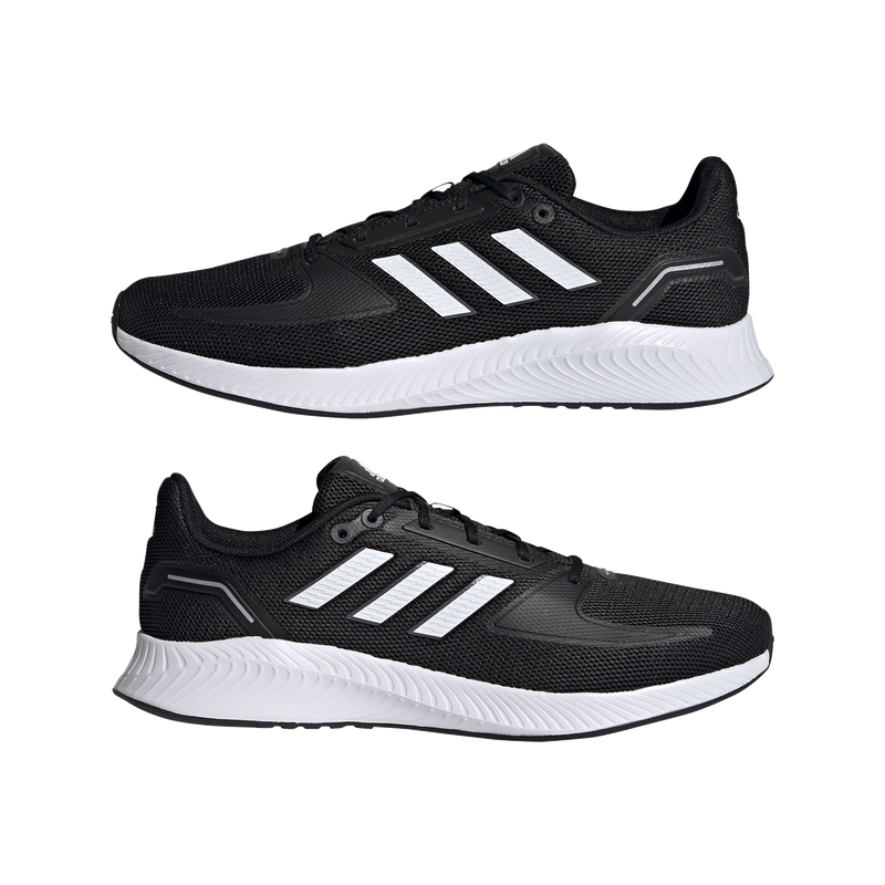 Adidas Run Falcon 2.0 Trainer Black White Silver