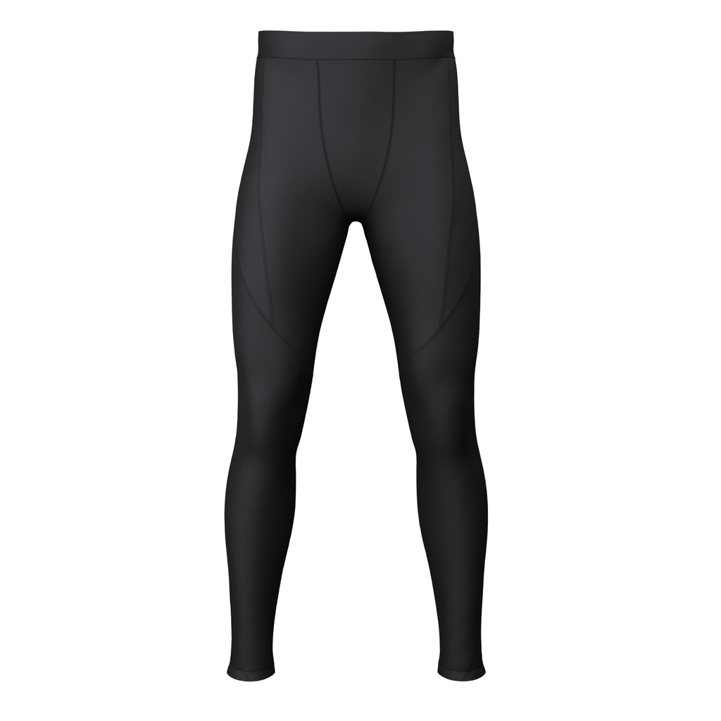 Plain Black Boys Baselayer Leggings