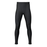 Plain Black Boys Baselayer Leggings