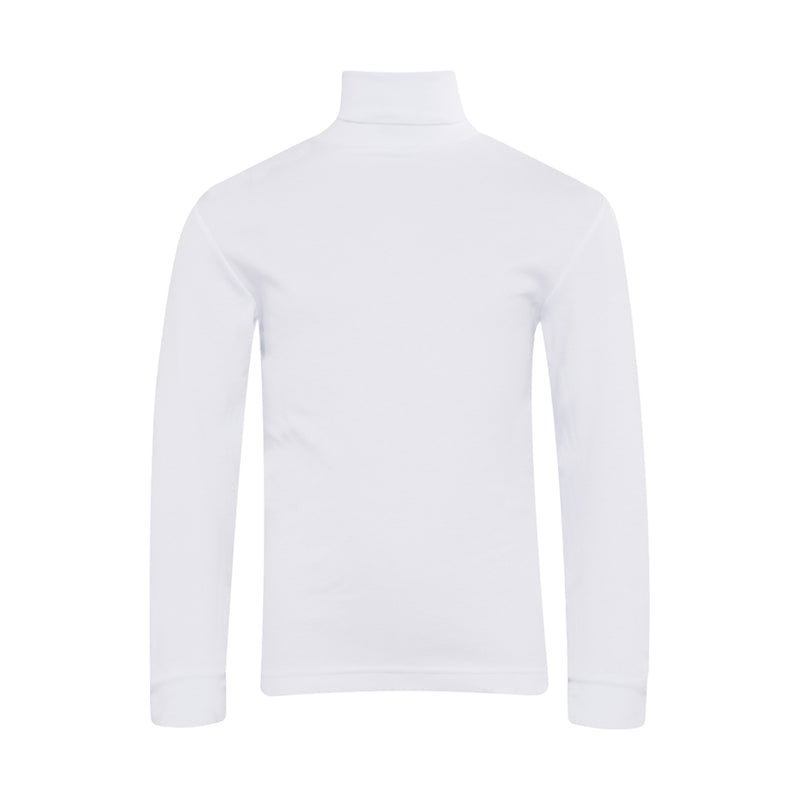 Plain White Roll Neck