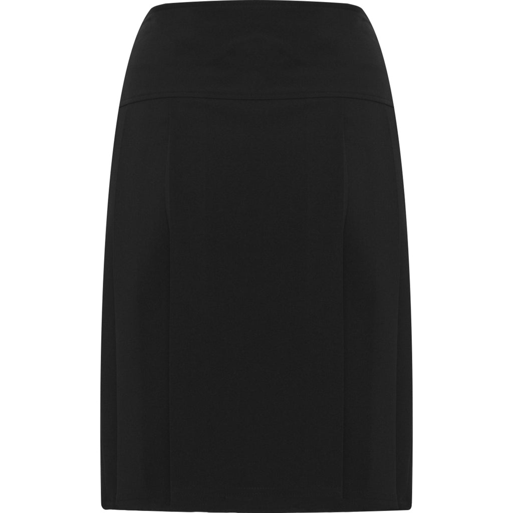 Black Henley Pleated Skirt