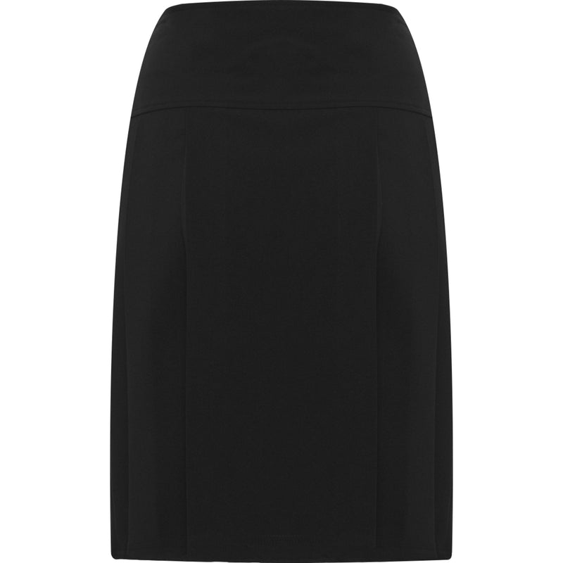 Black Henley Pleated Skirt