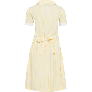 Yellow Striped Summer Dress