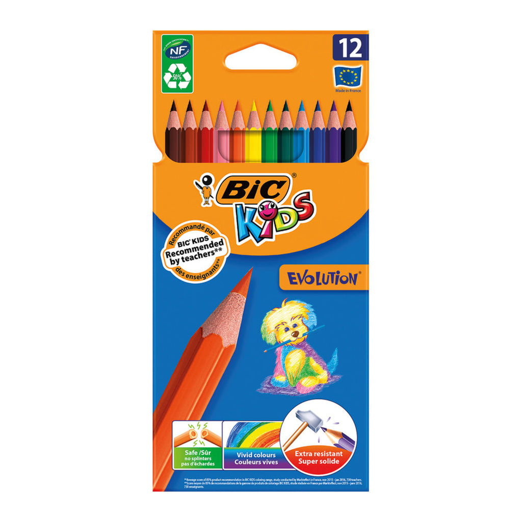Bic colouring pencils 12 pack 82902912