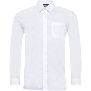 White Long Sleeve Twin Pack Shirt