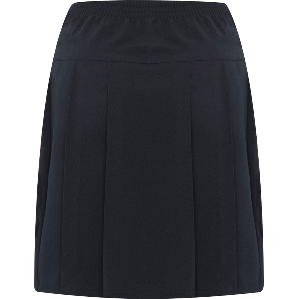 Navy Banbury Pleated Skirt