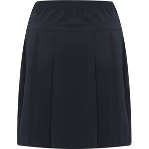 Navy Banbury Pleated Skirt