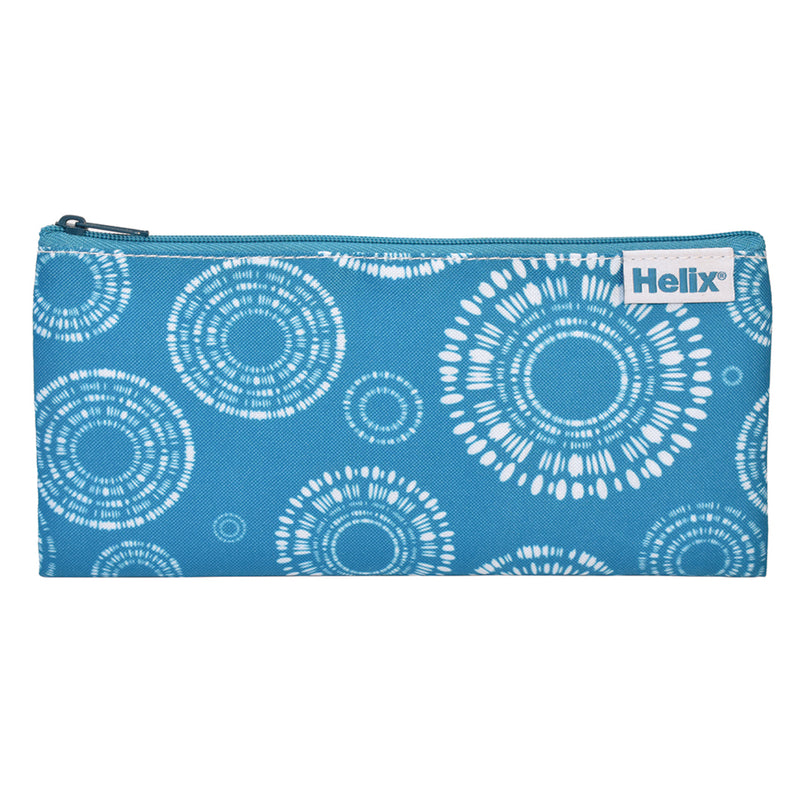 Helix Shibori Pencil Case - Circles