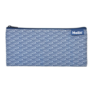 Helix Shibori Pencil Case - Wave