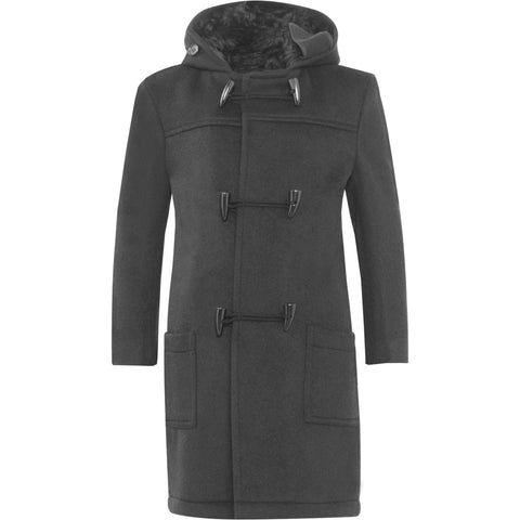 Grey Duffle Jackets Relaxed Technical Duffle Coat Calvin Klein