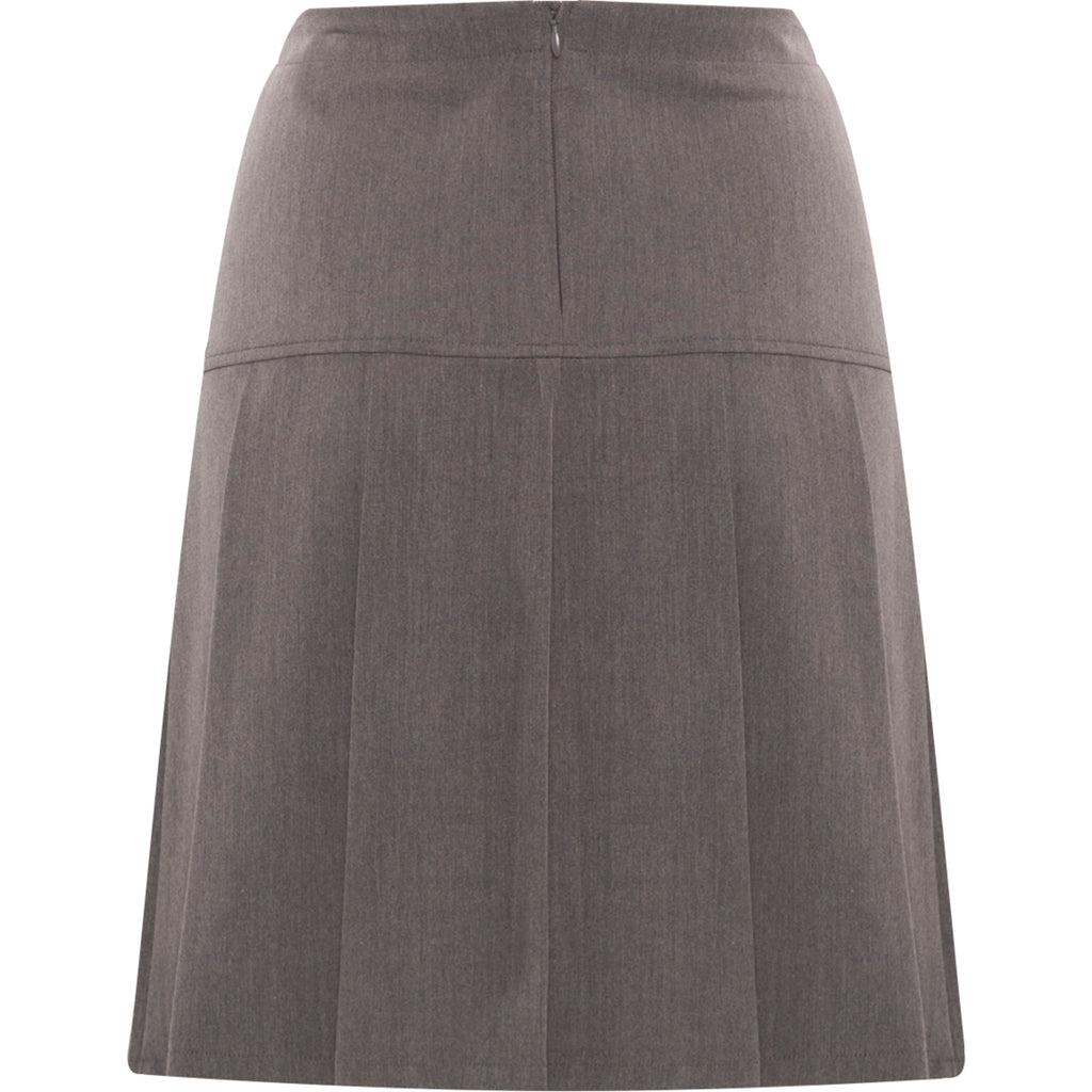 Grey Charleston Pleated Skirt