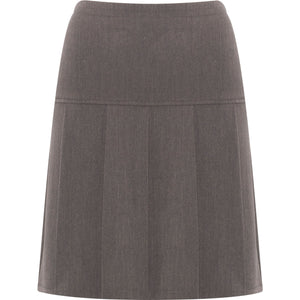 Grey Charleston Pleated Skirt