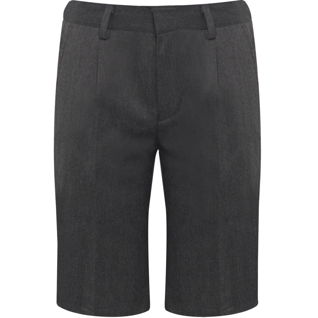 Grey Unlined Bermuda Shorts