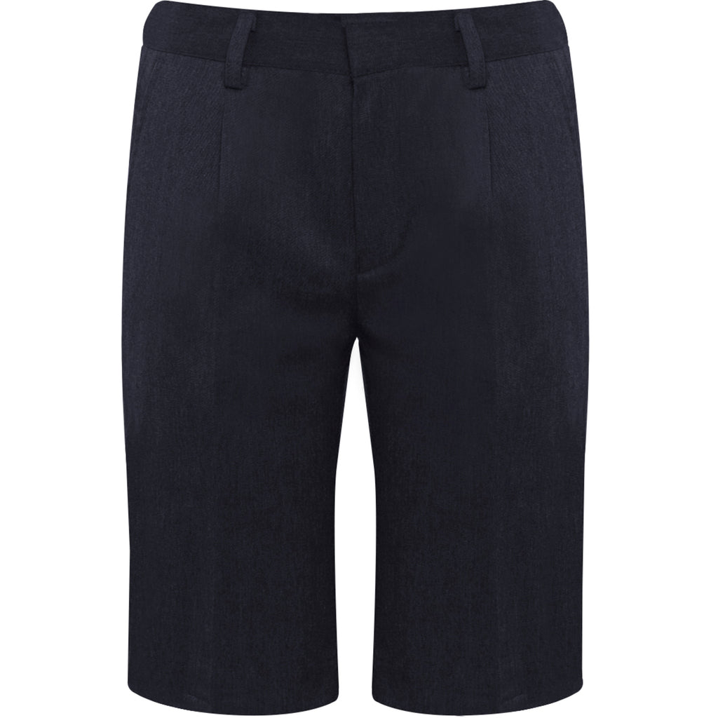 Navy Unlined Bermuda Shorts