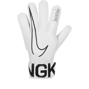 Nike Junior Match Goalkeeper Kids' Football Glove White/Black