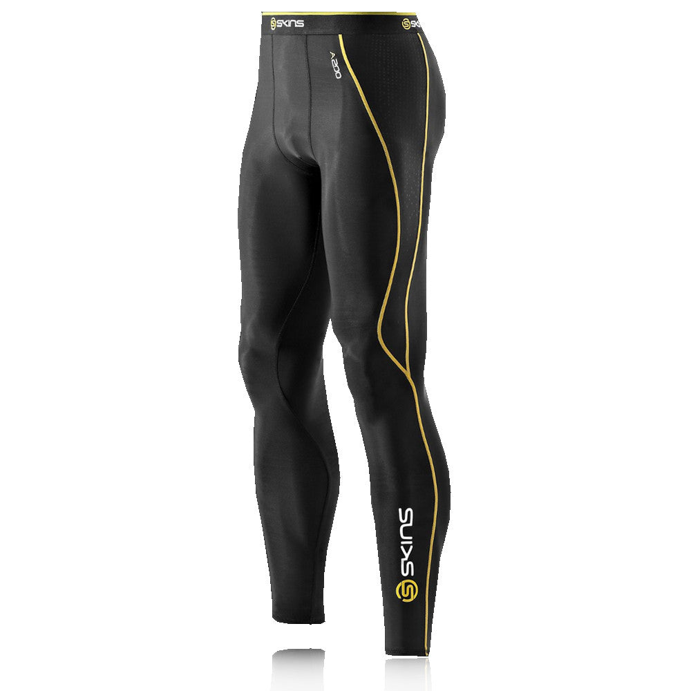 Black Yellow Skins Baselayer Leggings