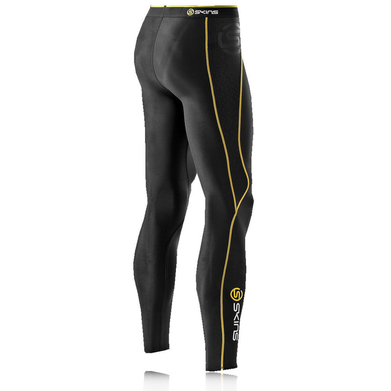 Black Yellow Skins Baselayer Leggings