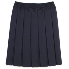 Navy Junior Box Pleat Skirt